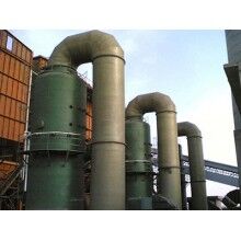 鍋爐單機除塵器技改前煙塵及壓飛的處理情況