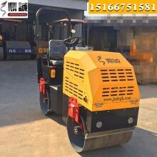 造型新穎！座駕式1噸壓路機(jī) 全液壓雙鋼輪振動(dòng)壓路機(jī) 小型壓路機(jī)